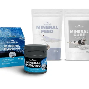 NatureHolic Garnelen Häutungs Booster Mineralien Bundle, Mineralcubes, Mineralfeed & Mineralpudding Bestseller